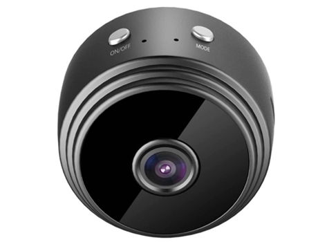 Cámara de Seguridad Full HD 1080P Cámara Wifi Fija con Sensor de MovimientoNegro BISBISOUS