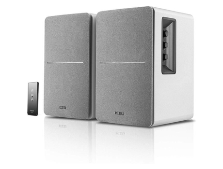 EDIFIER R1280T Blanco 42W Altavoces Activos Estudio y Biblioteca Mando a Distancia Infrarrojos 2 Entradas RCA Amplificador Integrado P