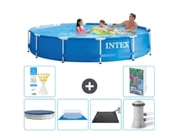 Intex Piscina Com Estrutura Redonda - 366x76 Cm - 7-peças S40