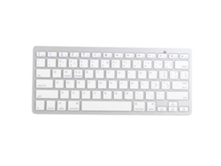 Teclado inalámbrico Bluetooth ultrafino con distribución italiana.