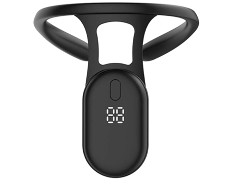 Alerta para Correção de Postura e Pescoço Neckpro com Ecrã Led Preto