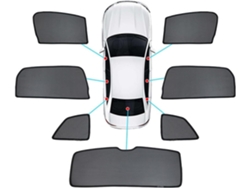 Parasoles De Verano Para Ventanas Delanteras Y Traseras Del Coche, Cortina Privacidad Nissan Murano Z50