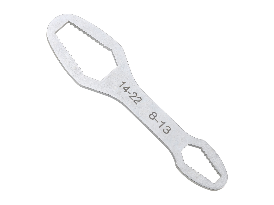 Llave De Mano Universal Autoajustable De Doble Cabezal Y Multifuncional, De 8 A 24 Mm, Para Reparaciones Mecánicas.