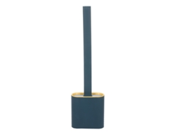 Cepillo Para Inodoro Con Mango De Silicona Flexible Y Cerdas Que No Rayan Para Una Fácil Limpieza Del Borde.