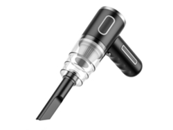 Aspiradora de mano inalámbrica Digitallab. Apta para uso doméstico y automotriz. Recargable (Negra).