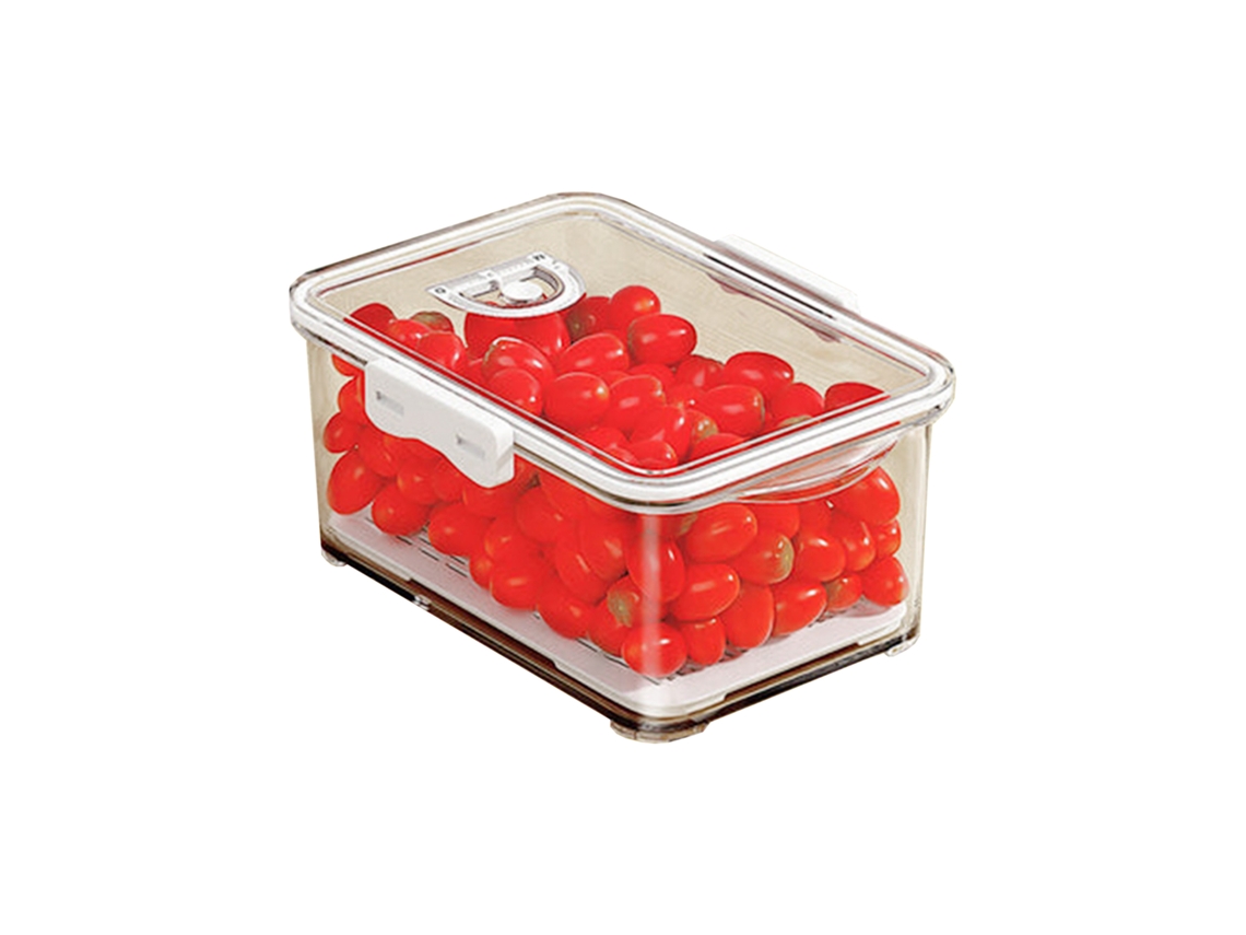 JOYBOS Contenedor 2,5 L de almacenamiento transparente, con tapa.