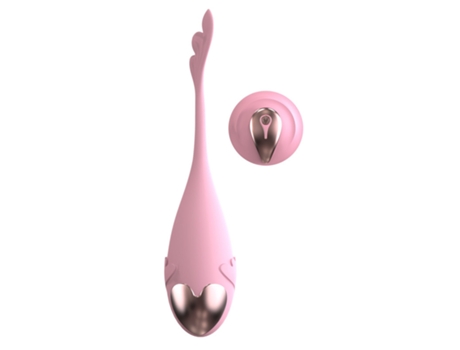 Vibrador de masaje con control remoto inalámbrico de 10 frecuencias para mujeres (rosa) YIZHOOD