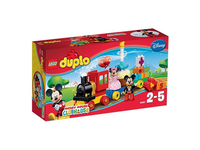 LEGO Duplo: Desfile de cumplede Mickey y Minnie - 10597 (Edad Mínima: 2 - 24 Piezas)