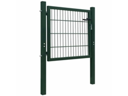 Maison Exclusive - Puerta De Valla 2d (individual) Verde 100x80 Cm