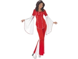Disfraz de Mujer DISFRAZZES Disco Super Trouper Rojo (Talla: S - 36/38)