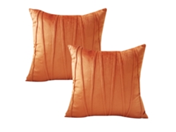 Juego De 2 Fundas De Almohada Decorativas Azul Marino, 45 X 45 Cm