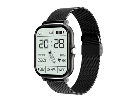 Smartwatch GT20 1,69'' pantalla TFT IP67 resistente al agua, compatible con control de música/llamada Bluetooth/monitoreo de pantalla