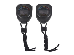 2 Unidades De Cronómetro Deportivo, Cronómetro Digital Lcd Multifuncional Portátil Para Correr/atletismo.