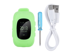 Reloj Inteligente Telefónico Para Niños Antipérdida Llamada De Emergencia Verde