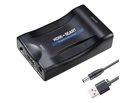 Adaptador Scart Hdmi 1080P Ntsc Pal a Cvbs Hdmi 1.3 Audio Hdmi Adaptador Scart Hdmi Para Sky Hd Bl A128