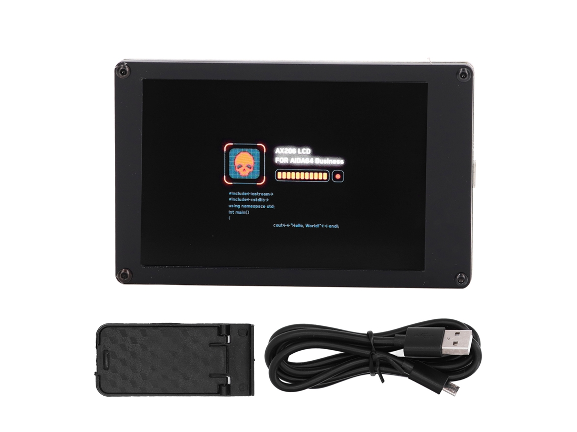 Pantalla Lcd Ips De 3.5 Pulgadas Subscreen Para Raspberry Pi Con Cable De Alimentación Usb