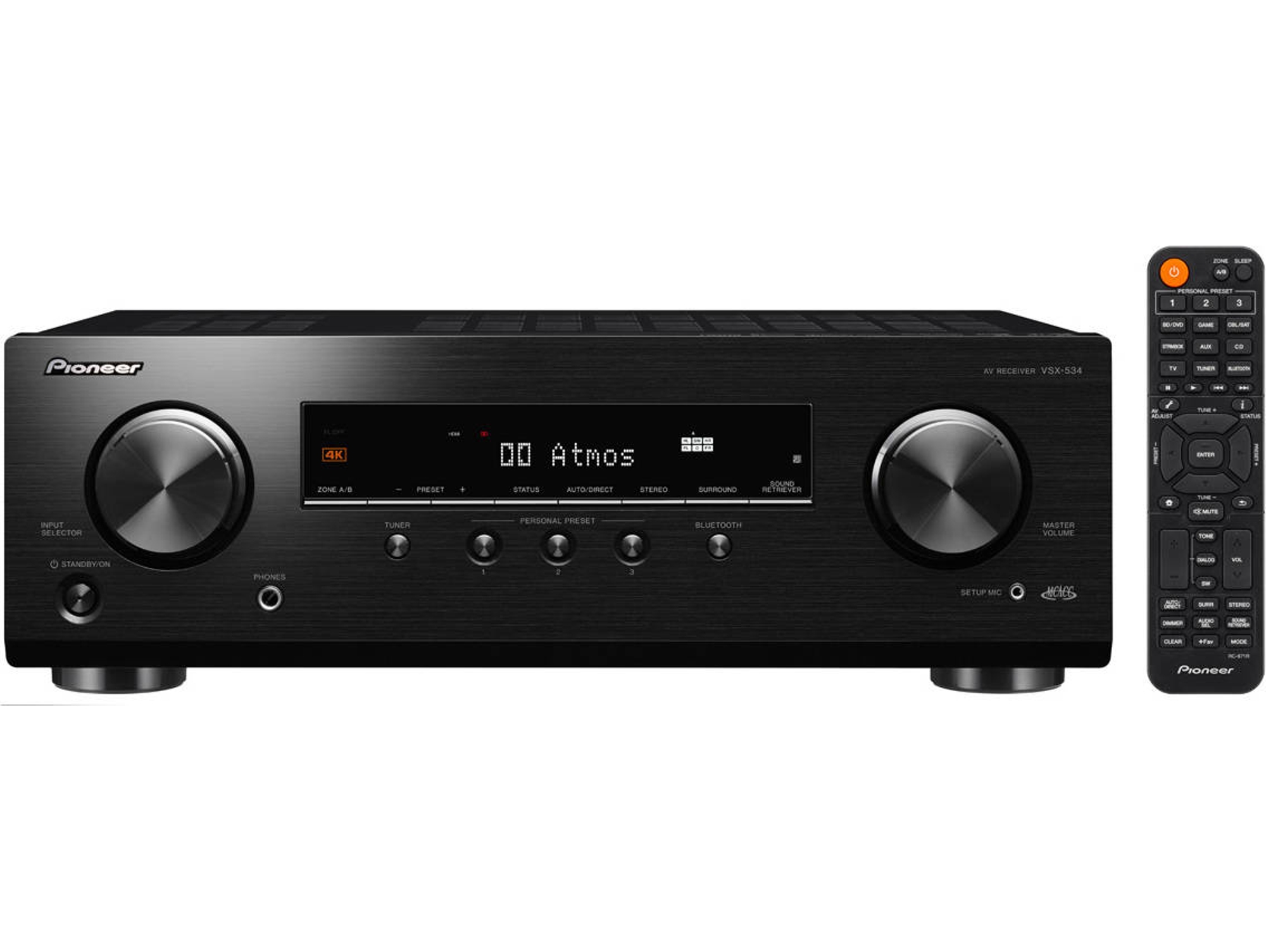 Amplificador PIONEER VSX-534-B (Negro - 5 canales)