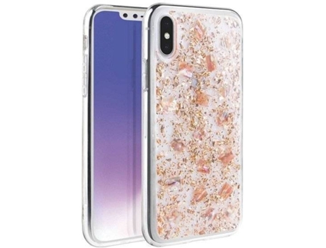 Carcasa iPhone Xs Max UNIQ Rosa Dorado