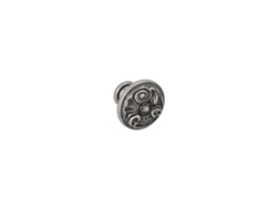 Pomo Para Muebles De Zamac Diámetro 30mm Plata Brillante Lote De 25