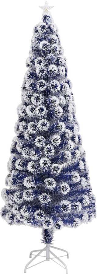 Árbol de Navidad VIDAXL con Luces LED (Azul - 105x240 cm)