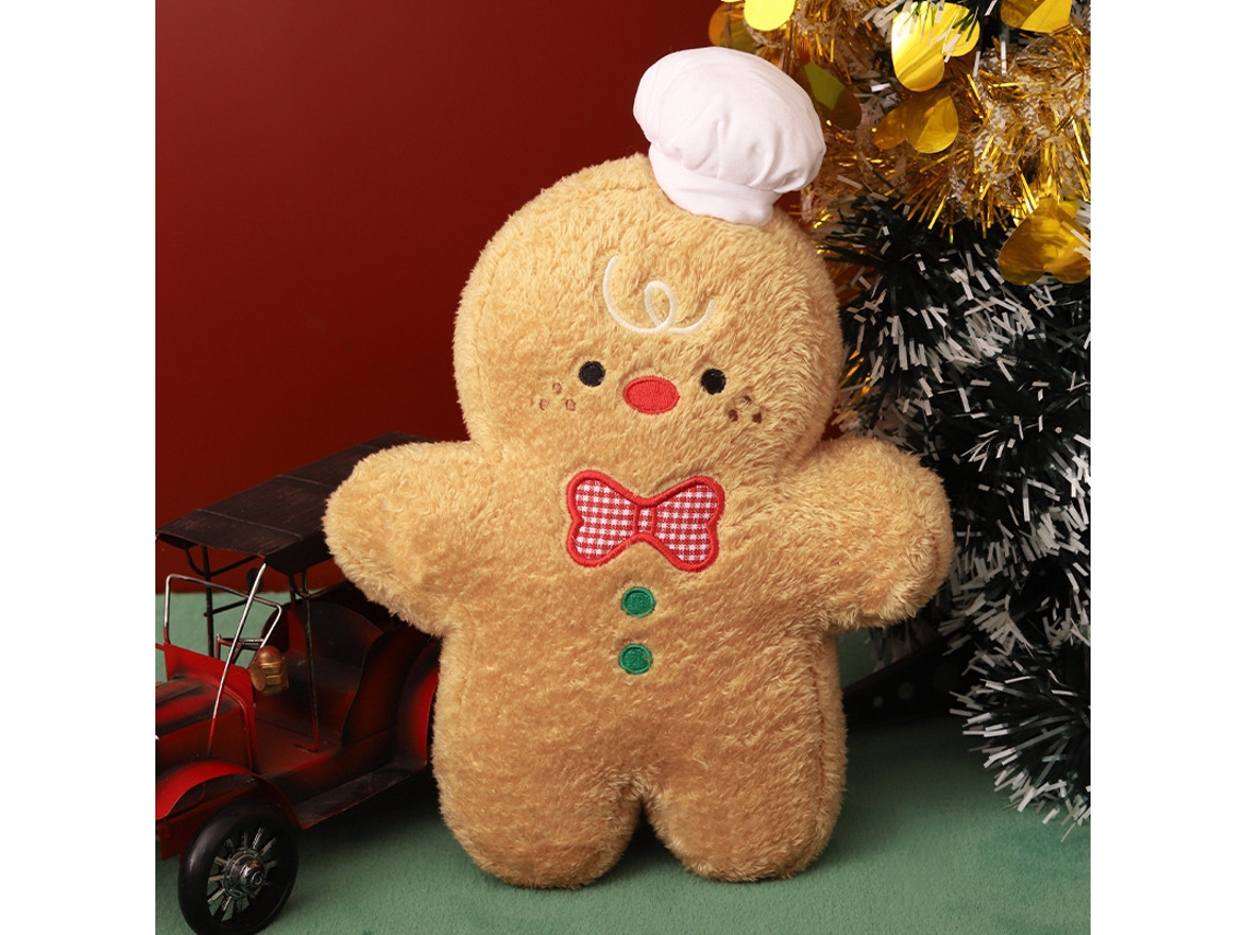 (peluche De Hombre De Jengibre Navideño 15 Cm) Almohada/muñeco, Peluche, Cojín Para Sofá