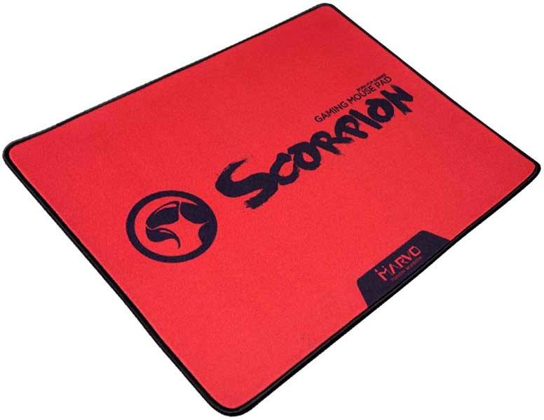 Alfombrilla Gaming Scorpion mag18 rd rojo para marvo g18rd pc y resistente agua color mag18rd
