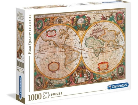 Puzzle CLEMENTONI Mapa Antiguo (1000 Piezas)