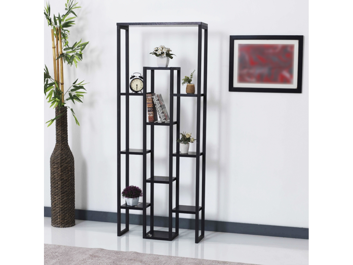 Soporte de Plantas [EN.CASA] (150 x 60 x 19 cm - Negro)