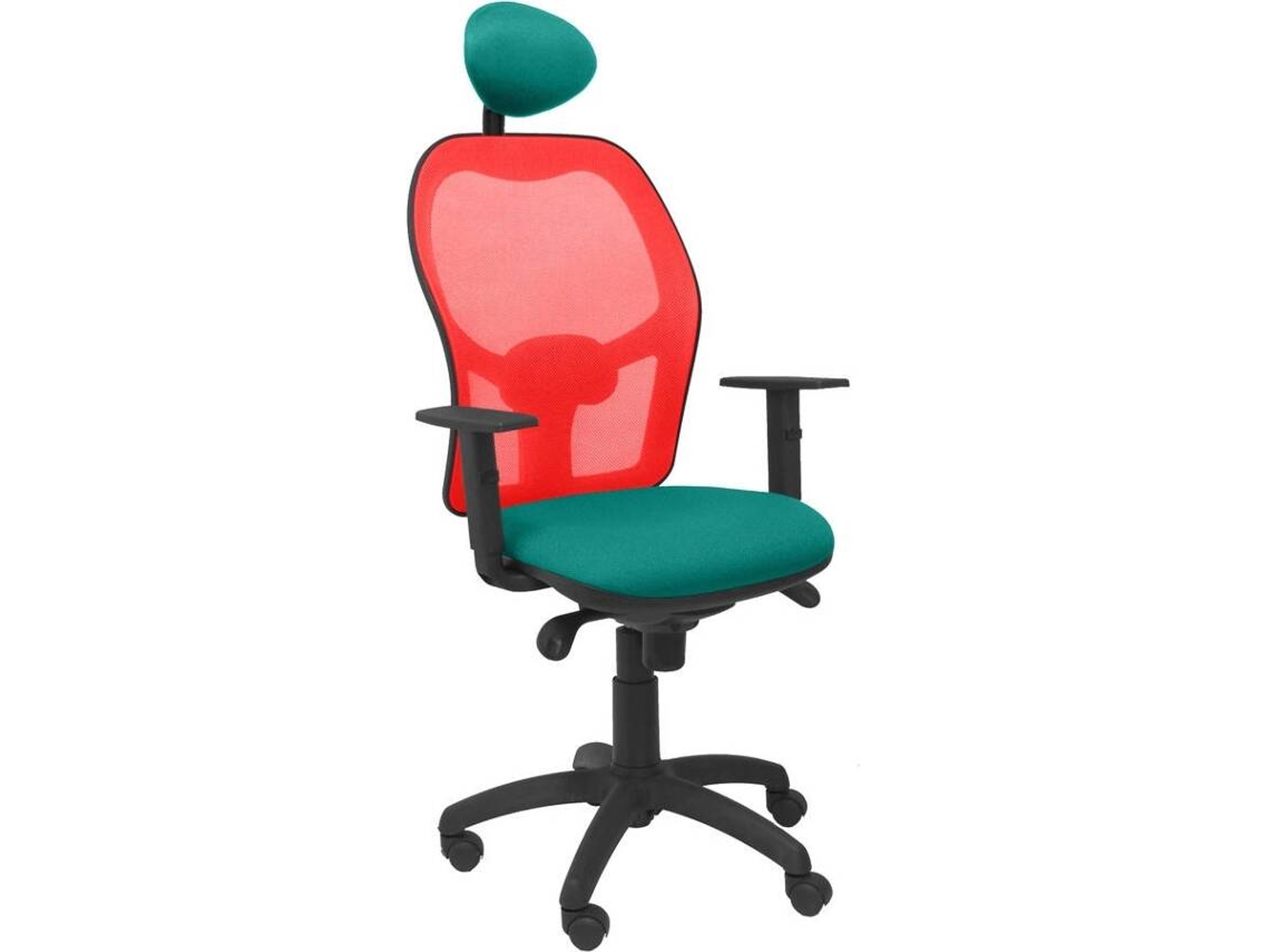 Silla de Escritorio Operativa PYC Jorquera C Verde R (Brazos Ajustables - Malla)