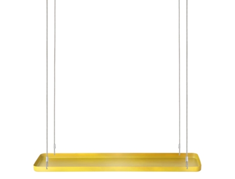 Bandeja colgante ESSCHERT DESIGN para plantas rectangular dorada L