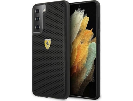 Funda Samsung Galaxy S21 Plus FERRARI Anti-Choque (Negro)