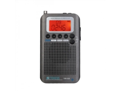 Receptores FM/AM/SW/CB/AIR/VHF, banda mundial y reloj despertador LCD Ushion