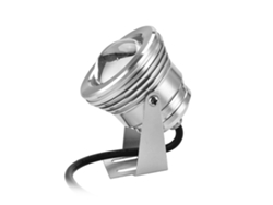 Luz Led Rgb Sumergible De 12 V Y 10 W Con Protección Ip67 Para Acuario, Piscina Y Jardín, Con Ajuste De 120°, Color Plata.