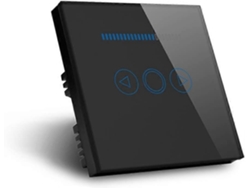 Rebe-interruptor Dimmer Led Táctil 500w Panel Cristal Botones Flecha Protección Sobrecarga Instalación Fácil