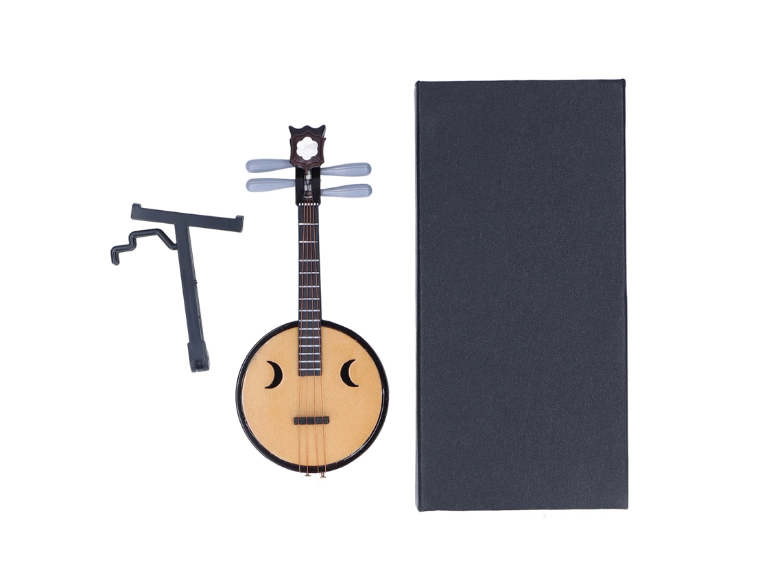 Juguete De Instrumento Musical Chino Zhongruan A Escala 1:4 (14 Cm), Estilo Clásico.
