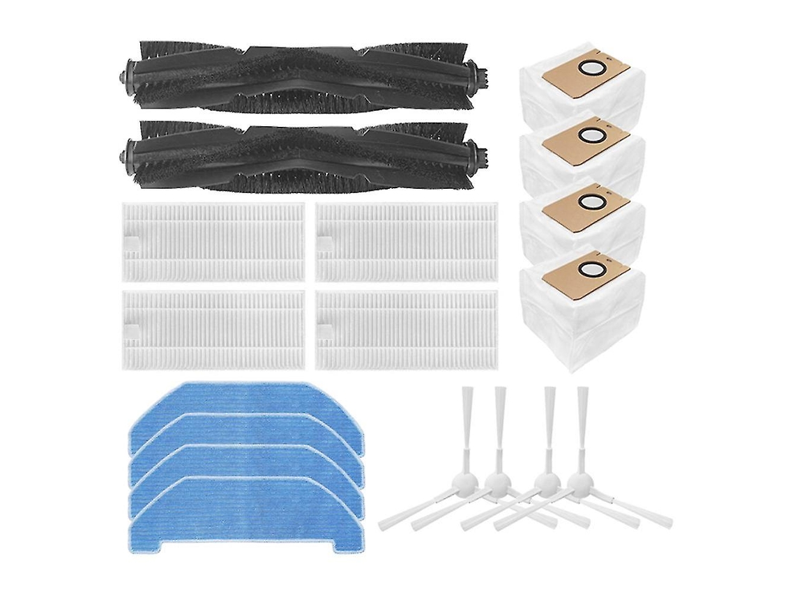 Cepillo para bolsa de polvo con filtro. Compatible con el cepillo lateral giratorio de esponja Neabot Nomo Q11.