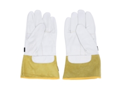 Guantes De Trabajo De Cuero Aislados Resistentes Con Tira Elástica