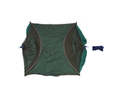Hamaca Portátil De Camping Para 1 O 2 Personas, Integrada, Para Uso Interior/exterior, Verde Oscuro.