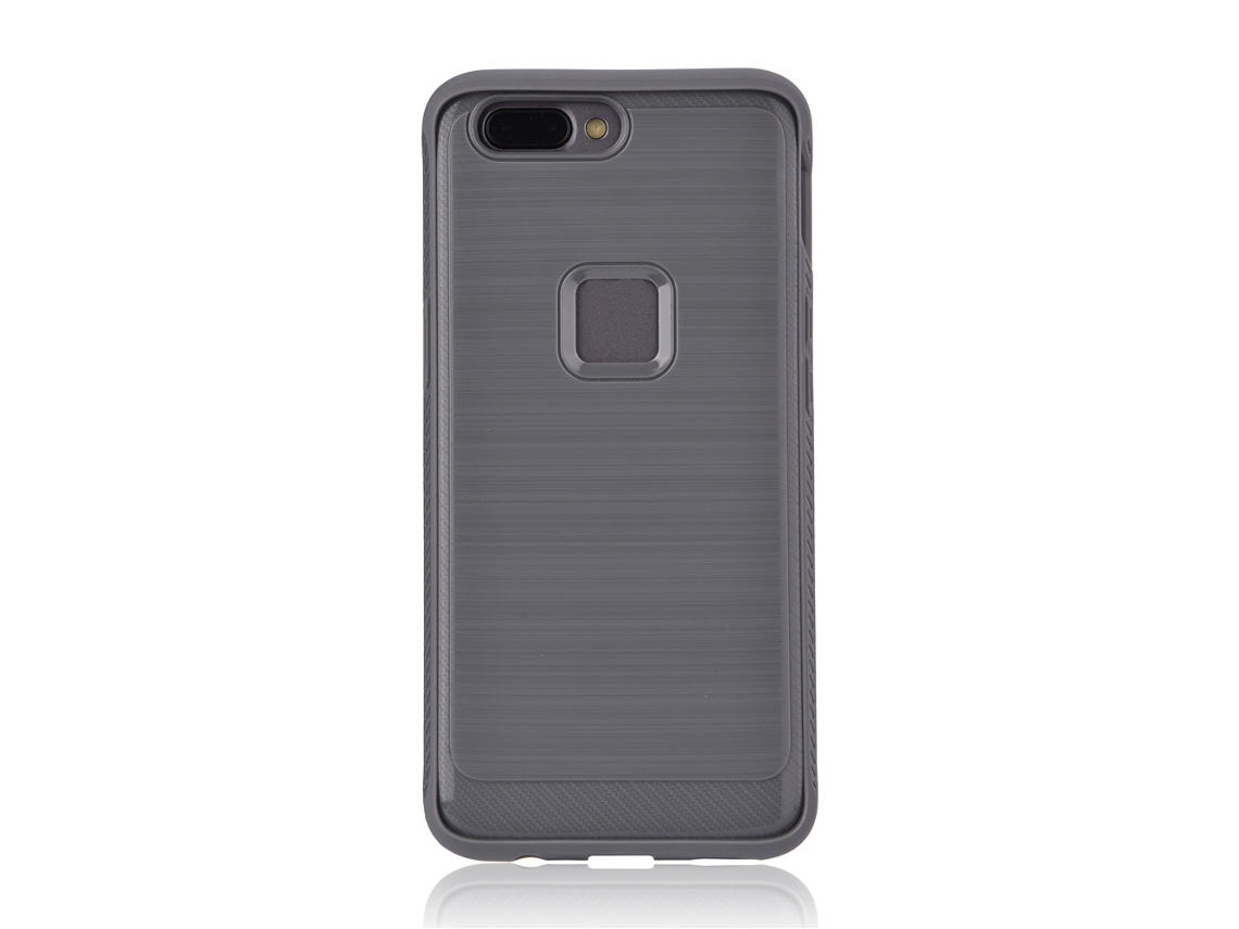 Cubierta De Teléfono (anti-huellas Dactilares, Resistente A Impactos) Nueva Cubierta Para Oneplus 5 (gris)