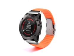 Correa Silicona Líquida para Garmin Approach S62 Naranja