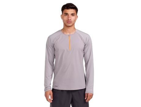 Camiseta de Hombre para Running CRAFT Gris (M)