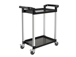 Carro Multiusos Succebuy 136 Kg Carro De Servicio De 2 Niveles Carro De Herramientas 800x410x945 Mm