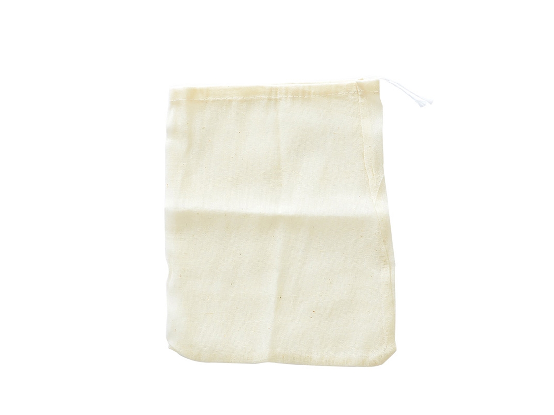 Bolsa De Filtro De Té Multifuncional De Algodón Ajustable Con Cordón, 10x15 Cm, Para Té Y Remedios Chinos.