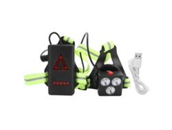 2026-luz Nocturna Para Correr Led Con Carga Usb Linterna De Pecho Luz De Advertencia Para Camping Senderismo
