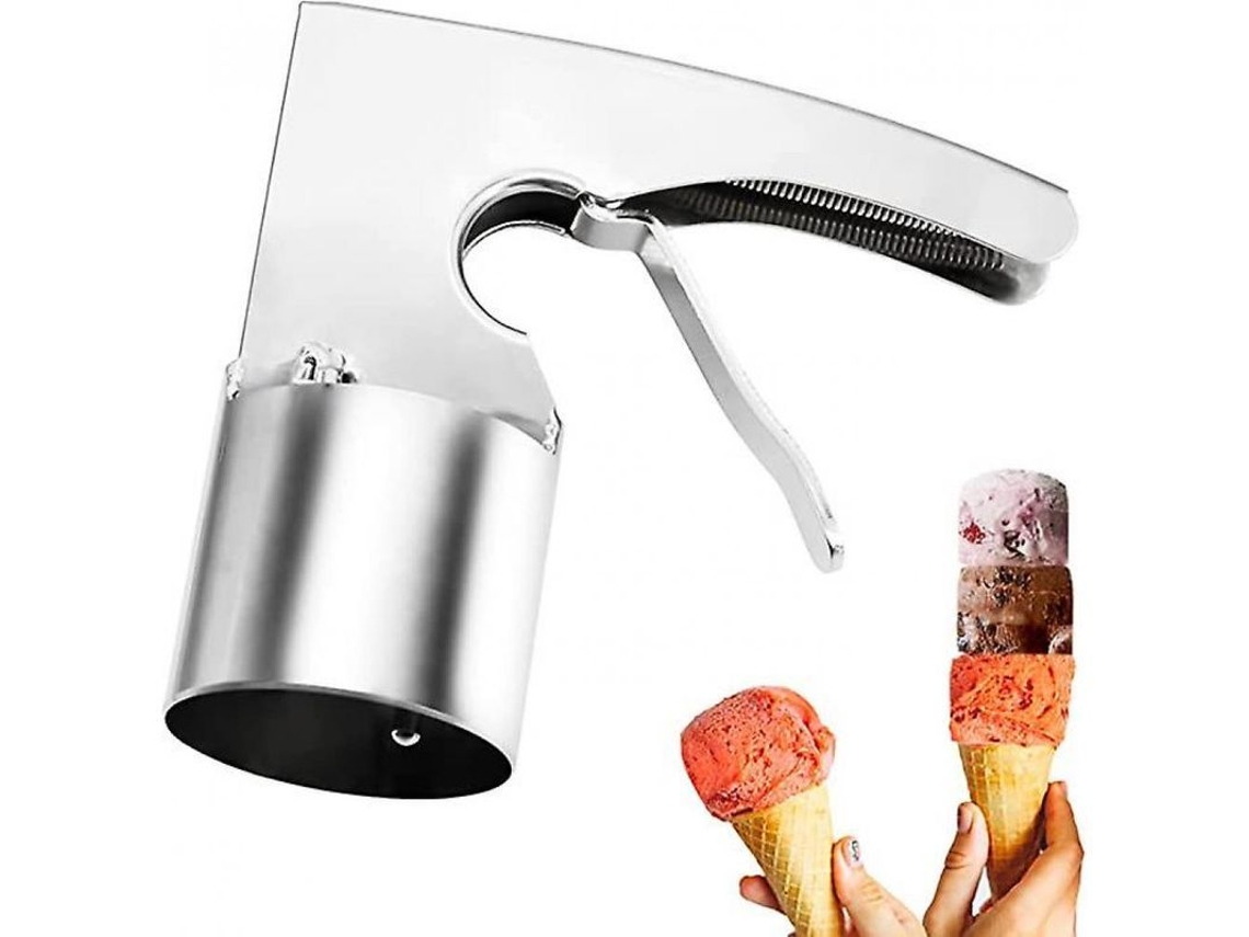 2026da-cucharón De Helado De Acero Inoxidable Con Gatillo, Cucharón Cilíndrico Personalizado Para Helados