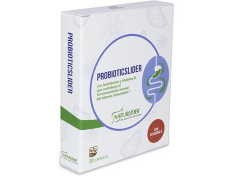 Suplemento Alimentar NATURLIDER Probioticslider Vegetales (30 Capsulas - Cápsula)
