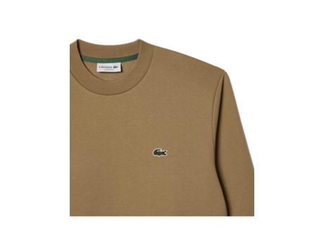 Camiseta de Hombre LACOSTE Melloton Gratte Algodón Marrón (XS)