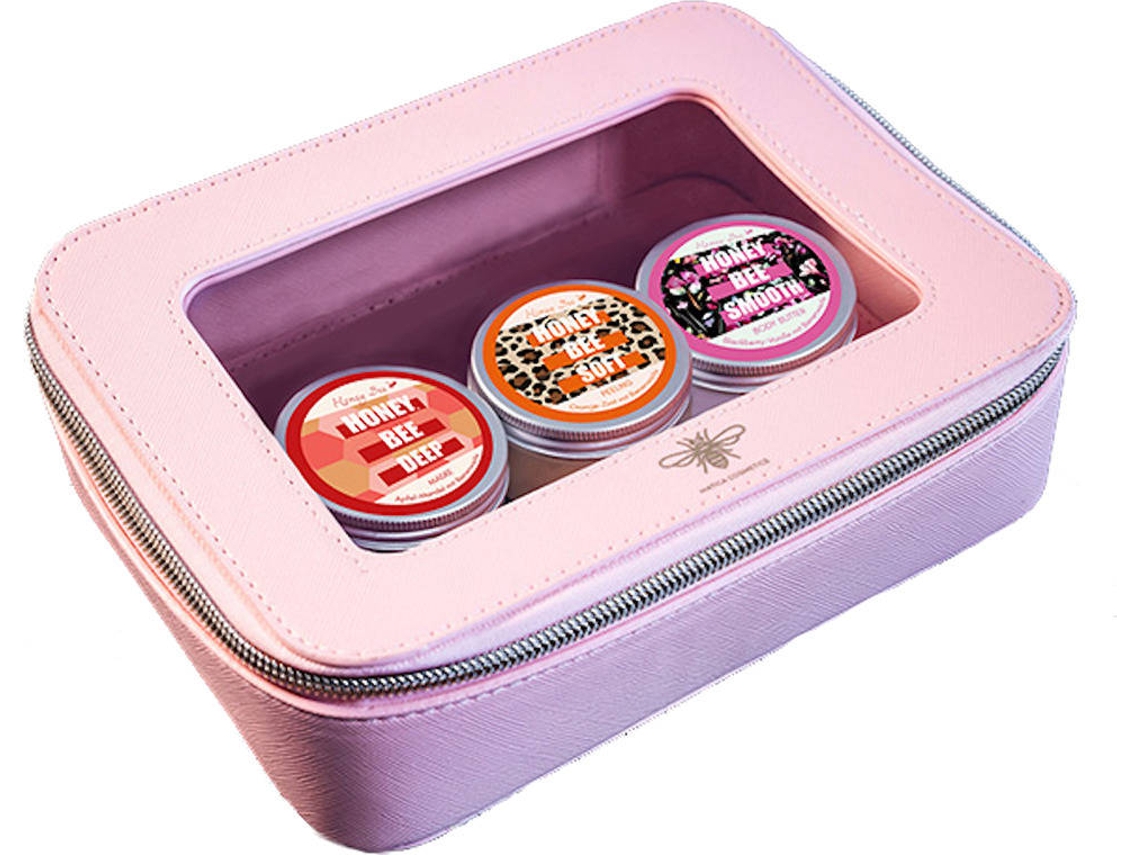 Cofre Facial MATICA COSMETICS Honey Bee Natural Cosmetics + Bolso de Viaje