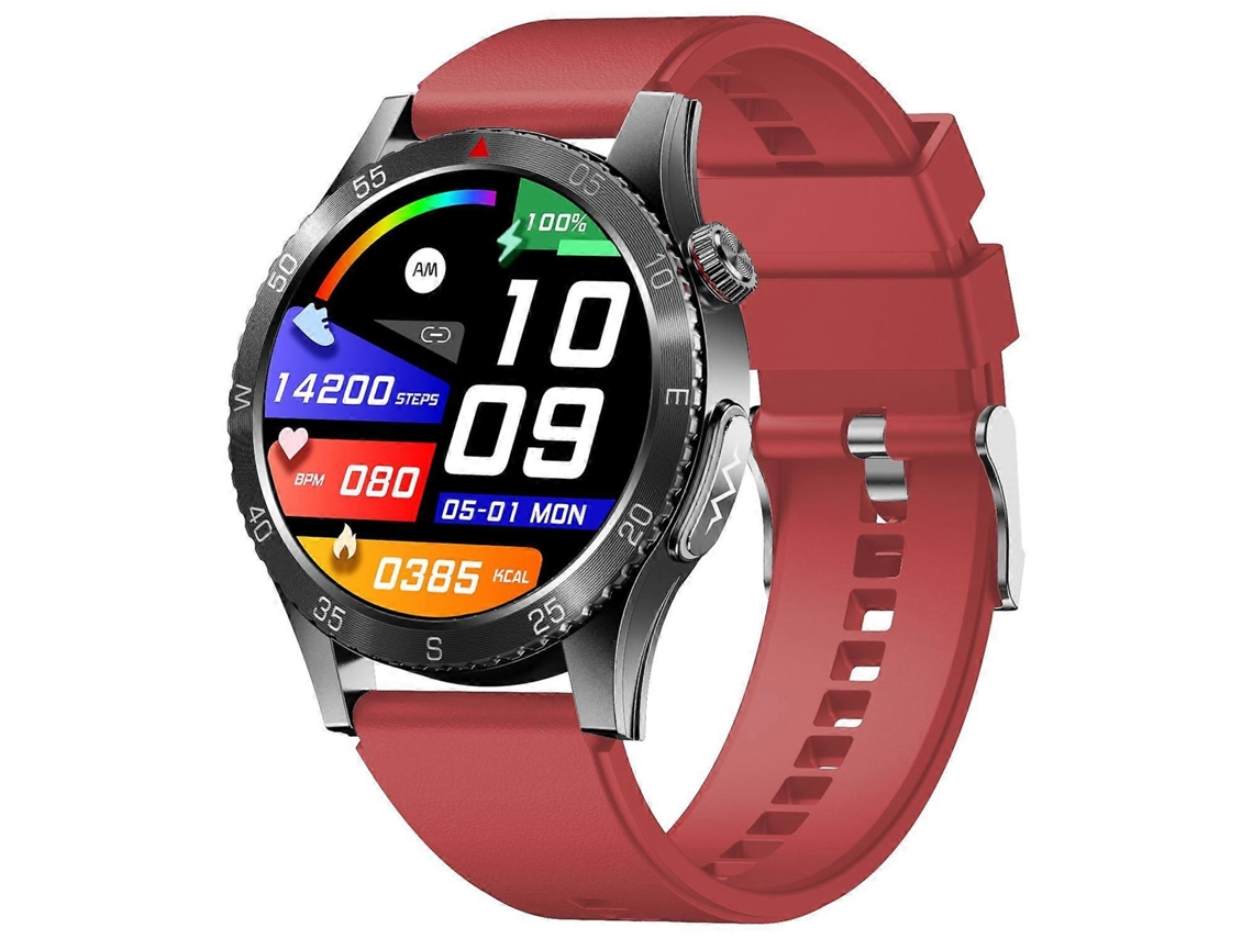 Reloj inteligente H9 con correa de silicona de 1,43 pulgadas y ECG, compatible con llamadas Bluetooth y asistente de voz inteligente. Ly Ebike