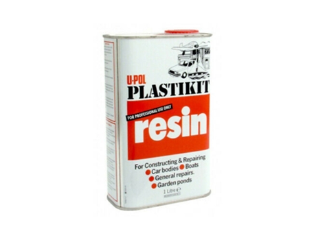 Resina U-POL De Poliester Transparente Plastikit U-Pol 1 Lt